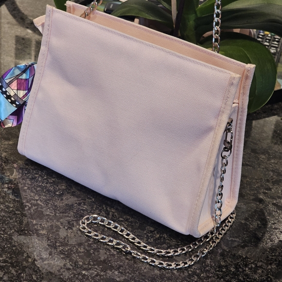 Christian Dior Signature "CD" Clutch w/Crossbody Chain, Twilly, & Charms Added - Picture 8 of 17